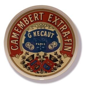 🔥🔥Camembert Cheese 11" Platter with 2004 BIA Cordon Bleu Inc